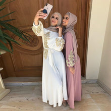 Long dress with embroidery - Bay Buy Shopping
