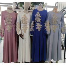 Long dress with embroidery - Bay Buy Shopping