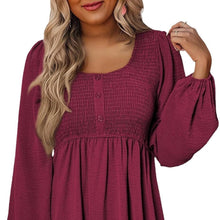 Long Sleeve High Waist A - Line Mini Dress - Bay Buy Shopping