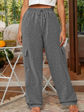 Loose Fashion Pocket Drawstring Women's Sweatpants - Bay Buy Shopping