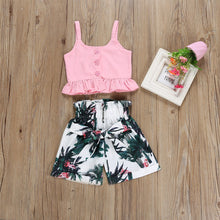 Maple flamingo print ruffled children's clothing - Bay Buy Shopping