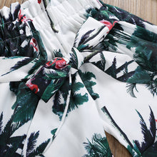 Maple flamingo print ruffled children's clothing - Bay Buy Shopping