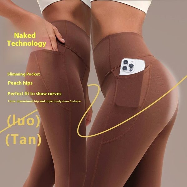 Medium Tenacity Sports High Waist Nude Feel Yoga Pants Women - Bay Buy Shopping