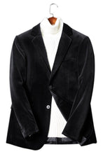 Men's Young And Middle - aged Slim - fit Lapel Velvet Jacket - Bay Buy Shopping