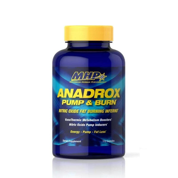 MHP Anadrox Pump & Burn - 112 Capsules Energy Pump Fatloss - Bay Buy Shopping