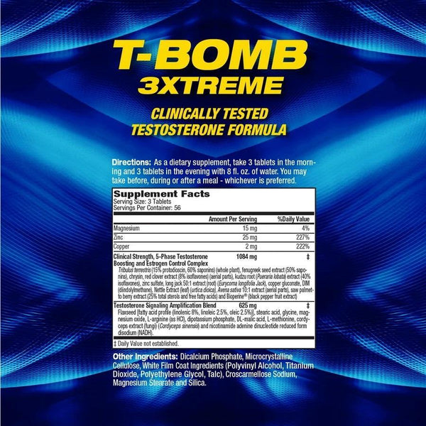 MHP T - Bomb 3Xtreme – Clinical Strength Testosterone Formula - Bay Buy Shopping