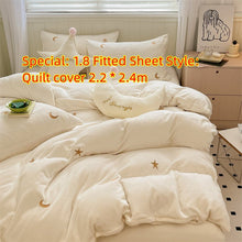 Milk Velvet Four Piece Set Of Healing Princess Style Double Sided Velvet Coral Velvet Bed Sheets - Bay Buy Shopping