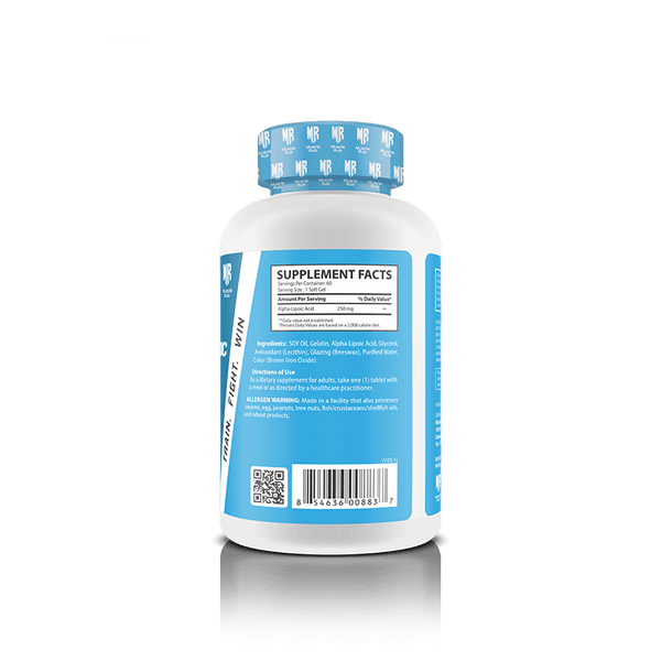 Muscle Rulz Alpha Lipoic Acid 250mg - 60 Servings - Bay Buy Shopping