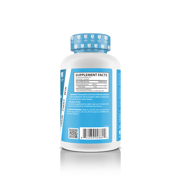 Muscle Rulz Ashwagandha Root Extract 500mg - 60 Servings - Bay Buy Shopping