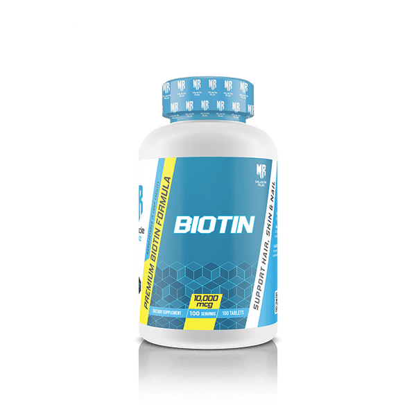Muscle Rulz Biotin 10000mcg - 100 Tablets - Bay Buy Shopping