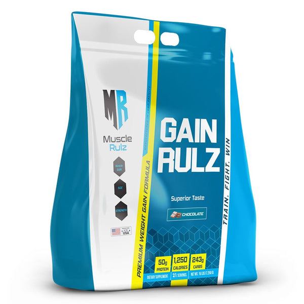 Muscle Rulz Gain Rulz 50 Gram Protein Advance Mass Gainer 16 lbs - Bay Buy Shopping