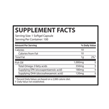 Muscle Rulz Omega - 3 Fish Oil – 100 Softgels | 1000mg Per Serving - Bay Buy Shopping
