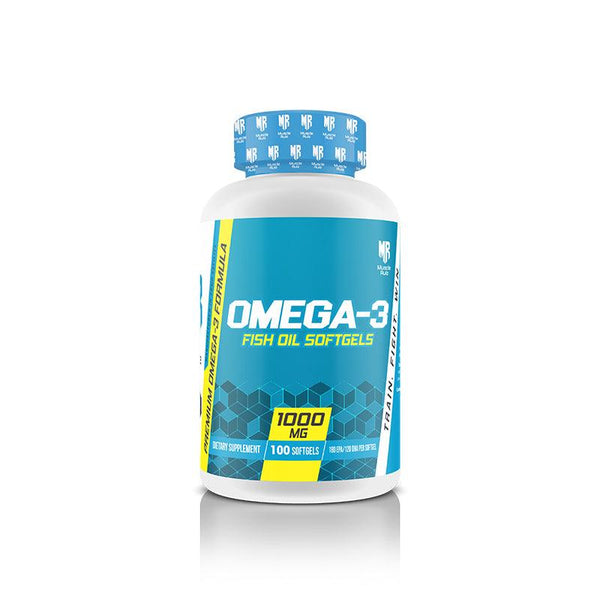 Muscle Rulz Omega - 3 Fish Oil – 100 Softgels | 1000mg Per Serving - Bay Buy Shopping
