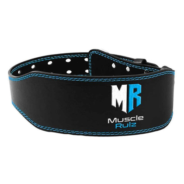 Muscle Rulz Premium Quality Leather Fitness GYM Belt - Bay Buy Shopping