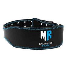 Muscle Rulz Premium Quality Leather Fitness GYM Belt - Bay Buy Shopping