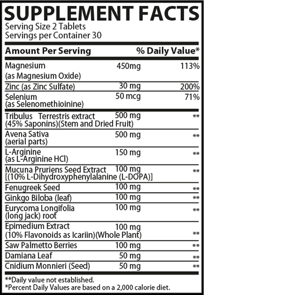 Muscle Rulz Testo Rulz – Testosterone Support Formula (60 Tablets) - Bay Buy Shopping