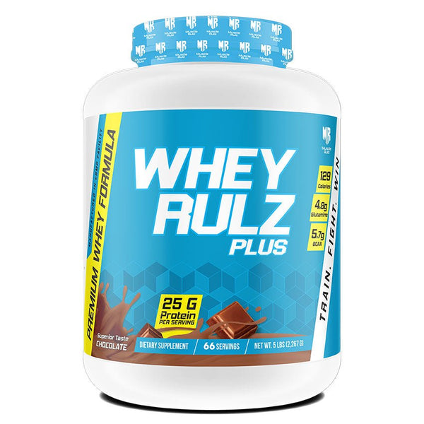 Muscle Rulz WHEY RULZ Plus 5lbs Whey Protein Powder - Bay Buy Shopping