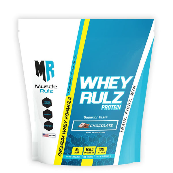 Muscle Rulz Whey Rulz Protein 2lbs Whey Protein Bag - Bay Buy Shopping