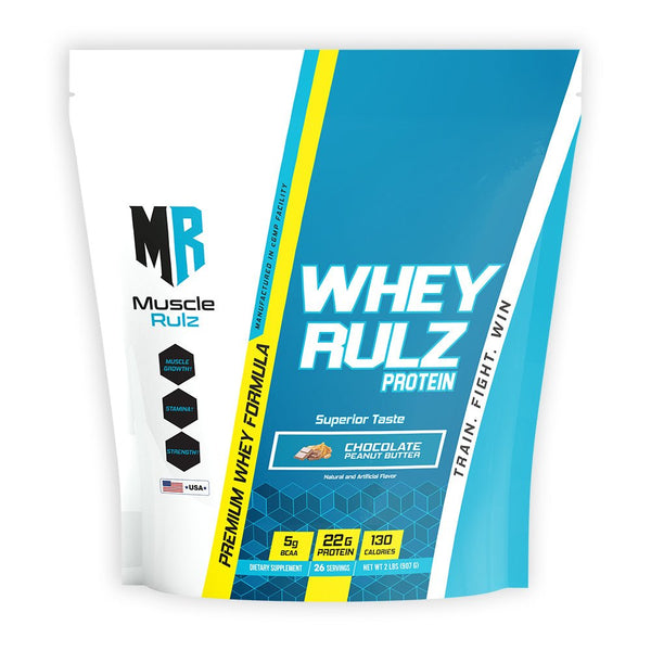 Muscle Rulz Whey Rulz Protein 2lbs Whey Protein Bag - Bay Buy Shopping