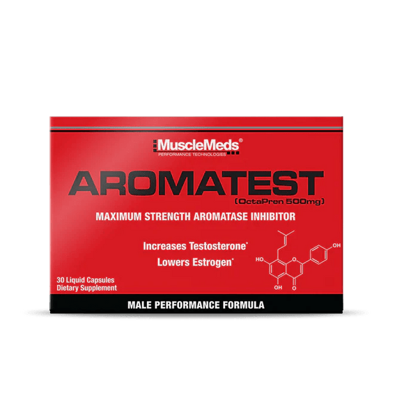 MuscleMeds AROMATEST – Testosterone Booster & Estrogen Blocker (30 Capsules) - Bay Buy Shopping