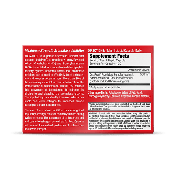 MuscleMeds AROMATEST – Testosterone Booster & Estrogen Blocker (30 Capsules) - Bay Buy Shopping