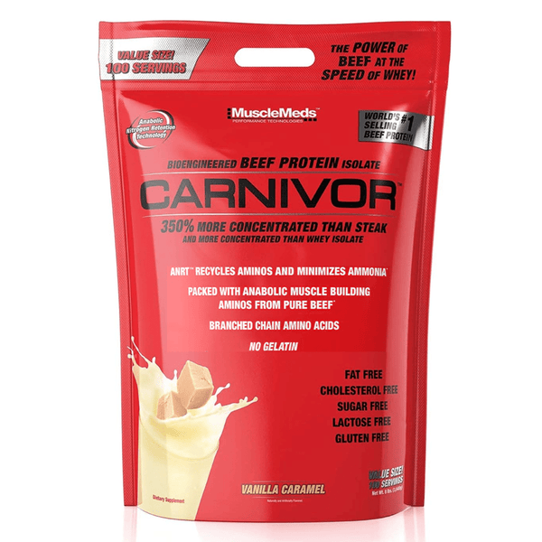 MuscleMeds Carnivor Beef Protein Isolate – 100 Servings | 100% Pure Beef Protein - Bay Buy Shopping