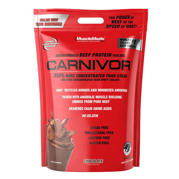 MuscleMeds Carnivor Beef Protein Isolate – 100 Servings | 100% Pure Beef Protein - Bay Buy Shopping