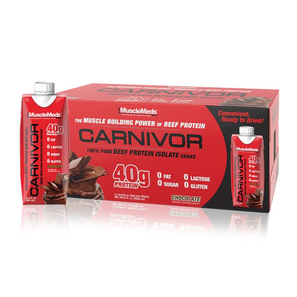 Musclemeds Carnivor RTD Beef Protein Isolate Shake Pack of 12 - Bay Buy Shopping