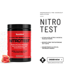 Musclemeds Nitrotest Androgenic Pre - workout Amplifier - Bay Buy Shopping