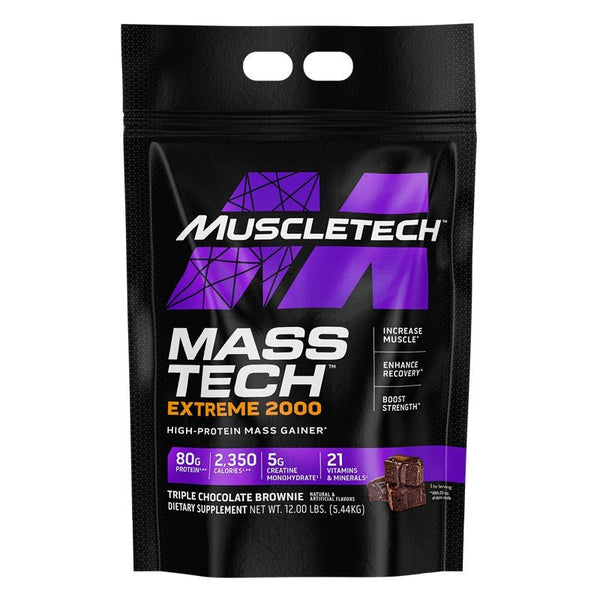 Muscletech Mass - Tech Extreme 2000 12 lbs High - Protein Mass Gainer - Bay Buy Shopping