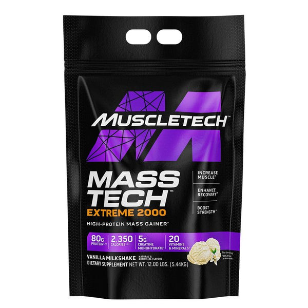 Muscletech Mass - Tech Extreme 2000 12 lbs High - Protein Mass Gainer - Bay Buy Shopping