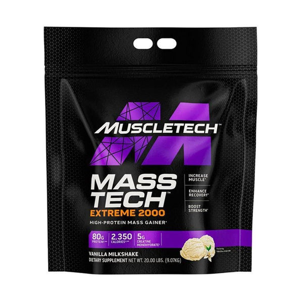 Muscletech Mass - Tech Extreme 2000 Mass Gainer Protein Powder 20 lbs - Bay Buy Shopping