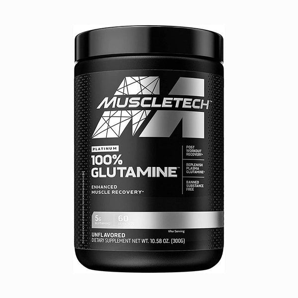MuscleTech Platinum 100% Glutamine – 300g | Pure Glutamine for Muscle Recovery & Performance - Bay Buy Shopping