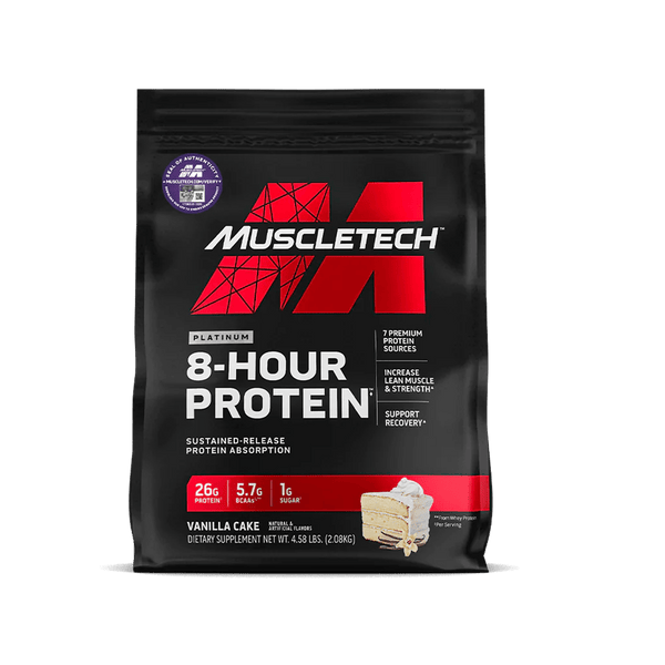 MuscleTech Platinum 8 - Hour Protein 4.6LBS Sustained - Release - Bay Buy Shopping