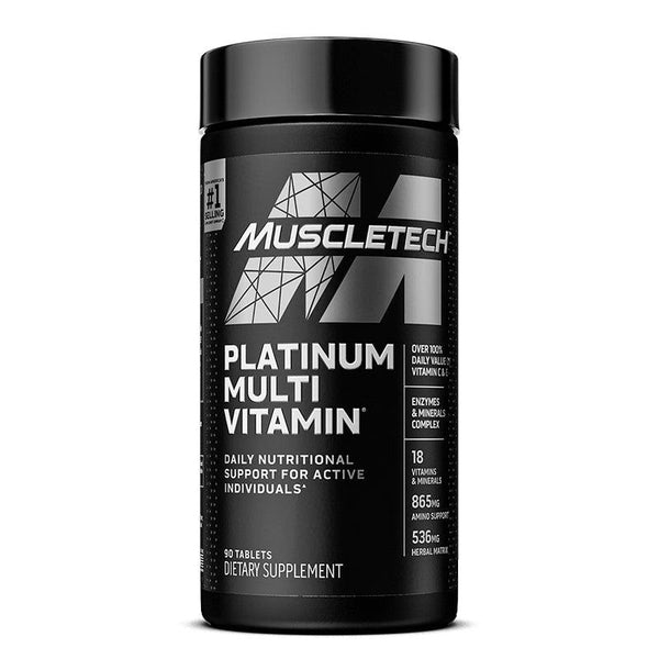 MuscleTech Platinum Multivitamin – 90 Tablets | Daily Nutrient Support for Active Lifestyles - Bay Buy Shopping