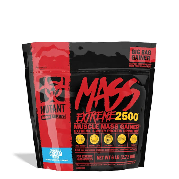 Mutant Mass Extreme 2500 6 lbs Muscle Mass Gainer - Bay Buy Shopping