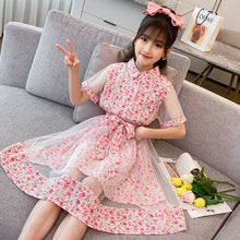 New Style Big Boy Girl Western Style Children Elementary School Short - sleeved Skirt - Bay Buy Shopping