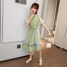 New Style Big Boy Girl Western Style Children Elementary School Short - sleeved Skirt - Bay Buy Shopping