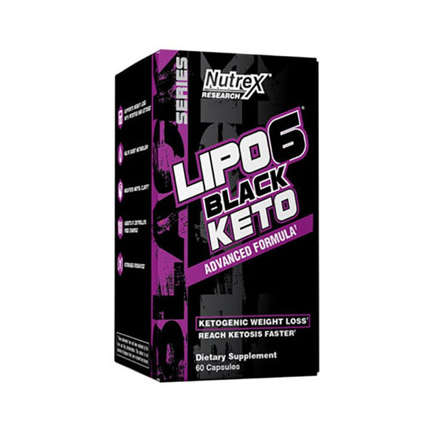 Nutrex Research Lipo 6 Black Keto 60 Capsules - Bay Buy Shopping