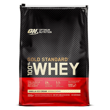 Optimum Nutrition Gold Standard 100% Whey – 10 lbs Bag | Fast - Digesting Protein for Muscle Growth & Recovery - Bay Buy Shopping