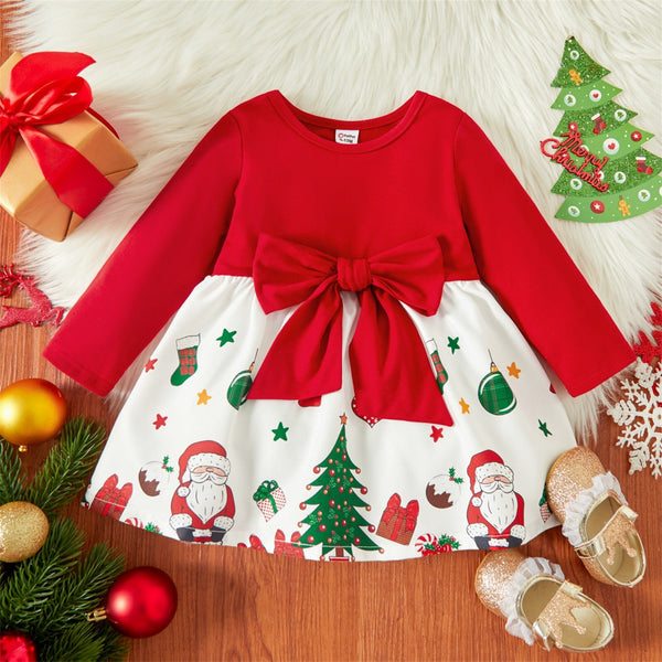 PatPat Christmas Baby Dress Girl Clothes New Born Infan - Bay Buy Shopping