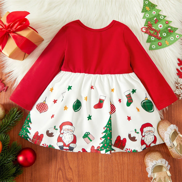 PatPat Christmas Baby Dress Girl Clothes New Born Infan - Bay Buy Shopping