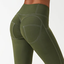 Pleated Yoga Pants High Waist Sports Leggings - Bay Buy Shopping