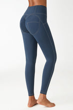 Pleated Yoga Pants High Waist Sports Leggings - Bay Buy Shopping