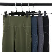 Pleated Yoga Pants High Waist Sports Leggings - Bay Buy Shopping