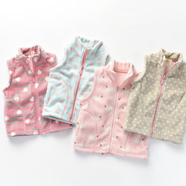 Plus Velvet Thickening Comfortable Warm Fleece Vest - Bay Buy Shopping