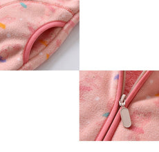Polar Fleece Girl Cartoon Coat Plus Fleece Thick Style - Bay Buy Shopping