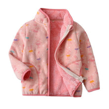 Polar Fleece Girl Cartoon Coat Plus Fleece Thick Style - Bay Buy Shopping
