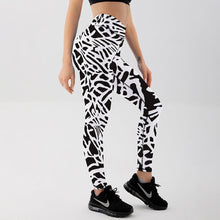 Printed Yoga Pants Breathable Sports High Waist Leggings - Bay Buy Shopping