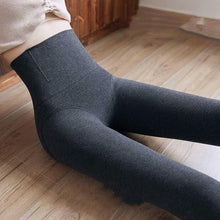 Pure Cotton Leggings Outer Wear High Waist Abdomen Buttocks Plus Velvet Thick And Seamless - Bay Buy Shopping